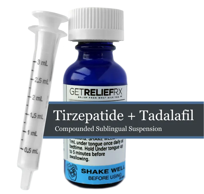 Tirzepatide (19 mg) and Tadalafil (2.5 mg)